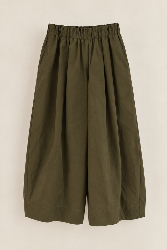 COTTON PANT ELASTICATED WAIST - APUNTOB