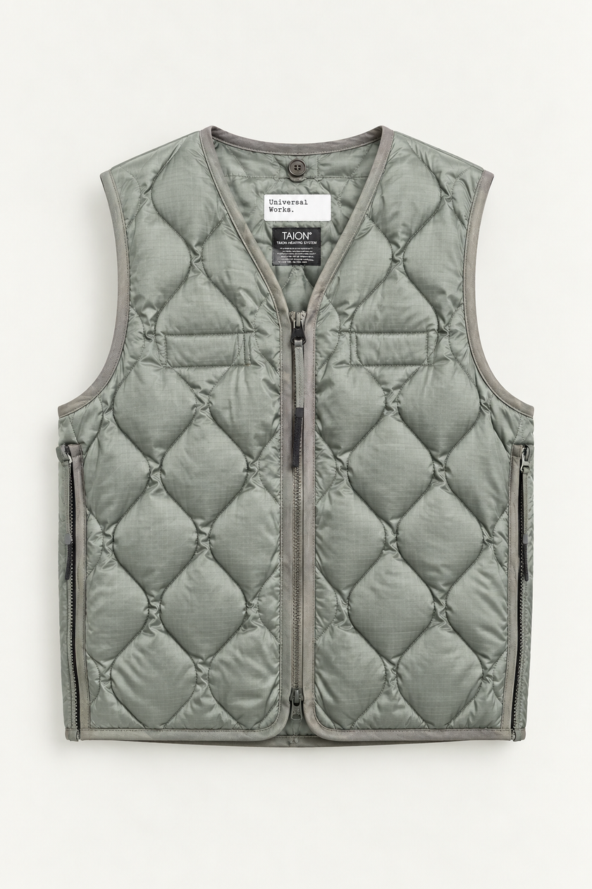 UTILITY JKT WITH DOWN VEST - UNIVERSAL WORKS x TAION