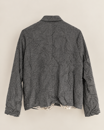 WRINKLE POCKET JACKET GREIGE - PAS DE CALAIS