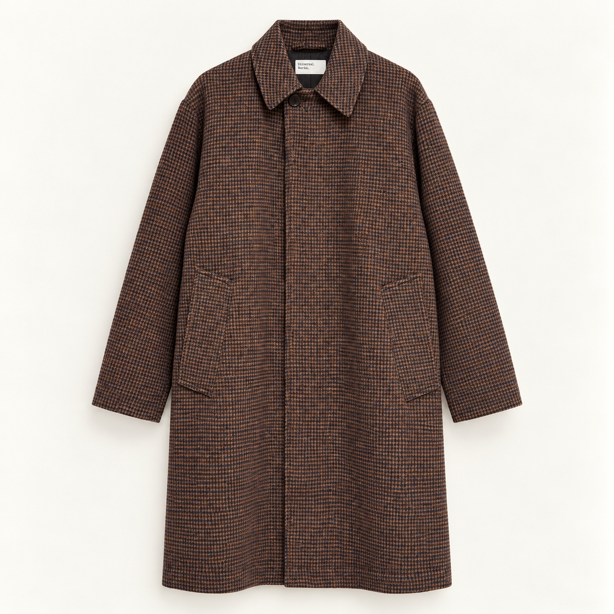 Wool Tweed Mix Stan Coat - UNIVERSAL WORKS