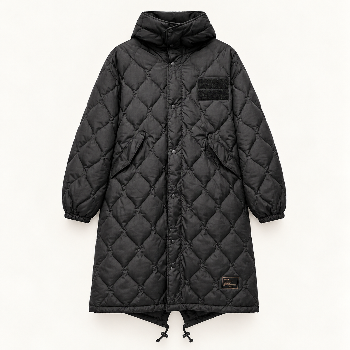 DOWN MOD PARKA - UNIVERSAL WORKS x TAION - BLACK
