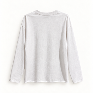 LONG SLEEVES HEAVY T-SHIRT - HAVE A GOOD DAY