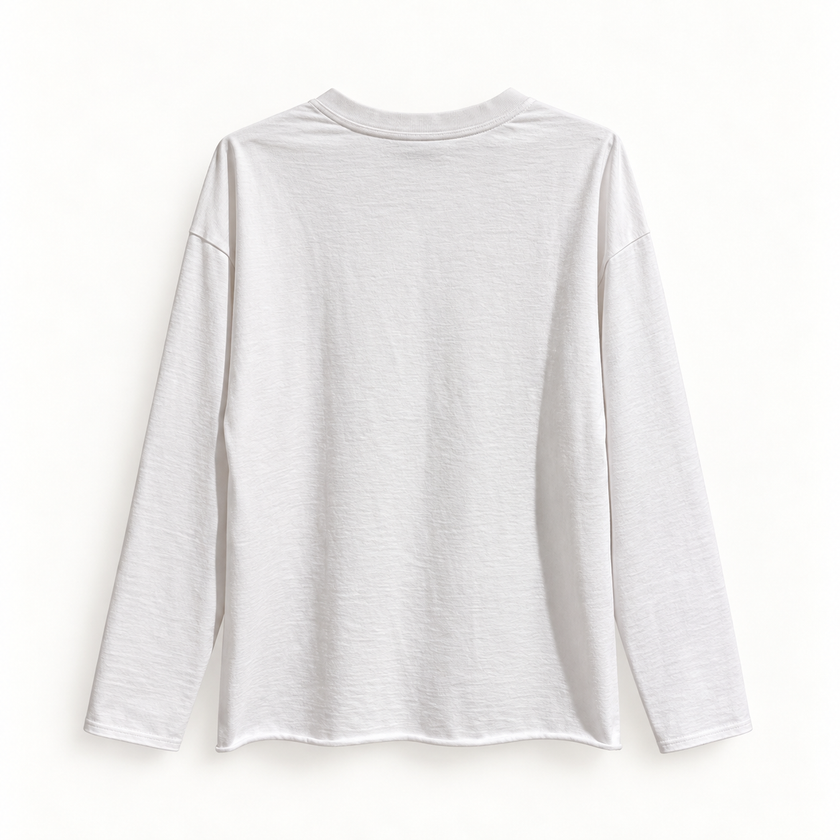 LONG SLEEVES HEAVY T-SHIRT - HAVE A GOOD DAY