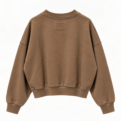 FERNO SWEATSHIRT boxy crewneck - BELLEROSE