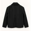 BLACK WOOL PEACOAT JACKET - PS PAUL SMIH