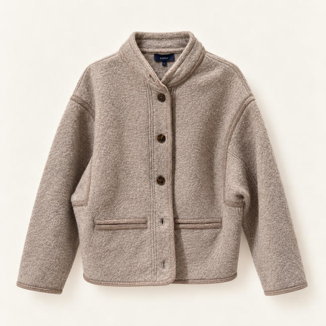 OLYMPE JACKET - BEIGE GREY - SOEUR