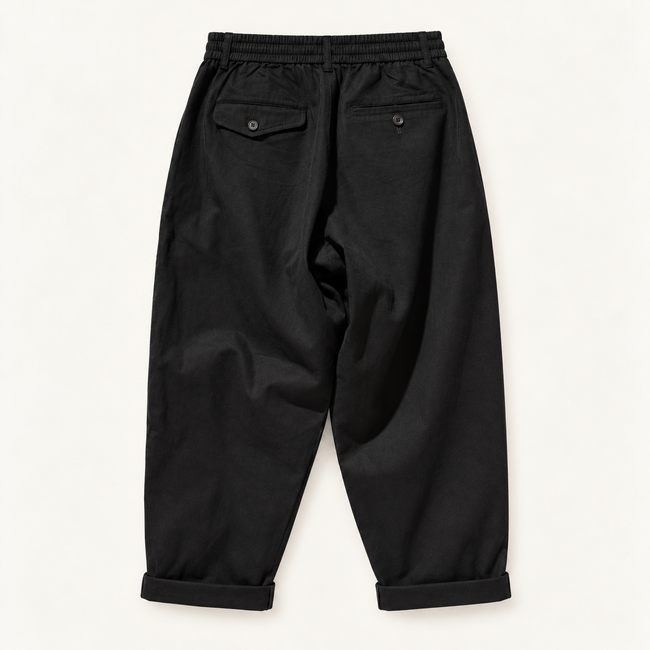 Brushed Moleskin Pleated Track Pant - UNIVERSAL WORKS