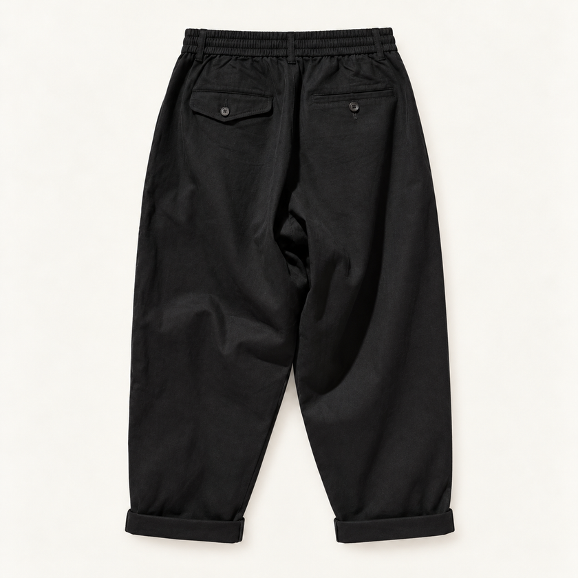 Brushed Moleskin Pleated Track Pant - UNIVERSAL WORKS