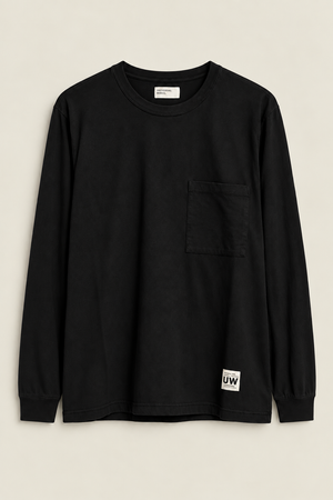 SINLGE LONG SLEEVE T-SHIRT POCKET TEE - UNIVERSAL WORKS