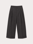 WATSON PLEATED POPLIN TROUSERS - SOEUR