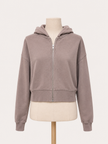 ORGANIC CROP ZIP HOOD - COLORFUL STANDARD