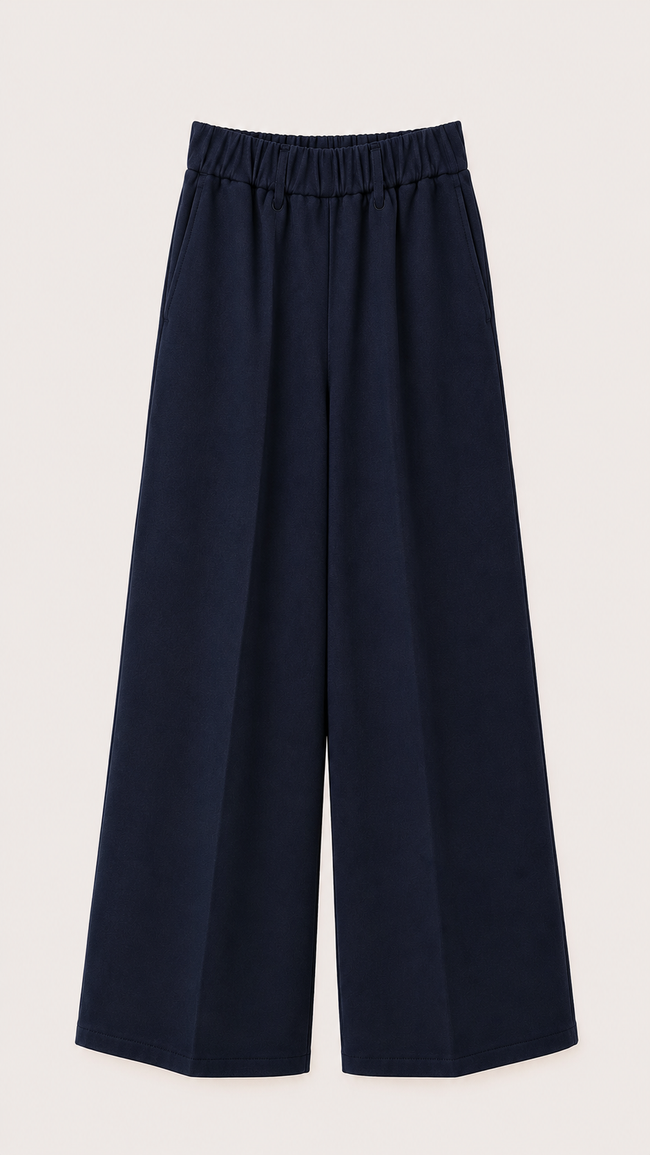 FLOWING TWILL TROUSERS - FORTE FORTE
