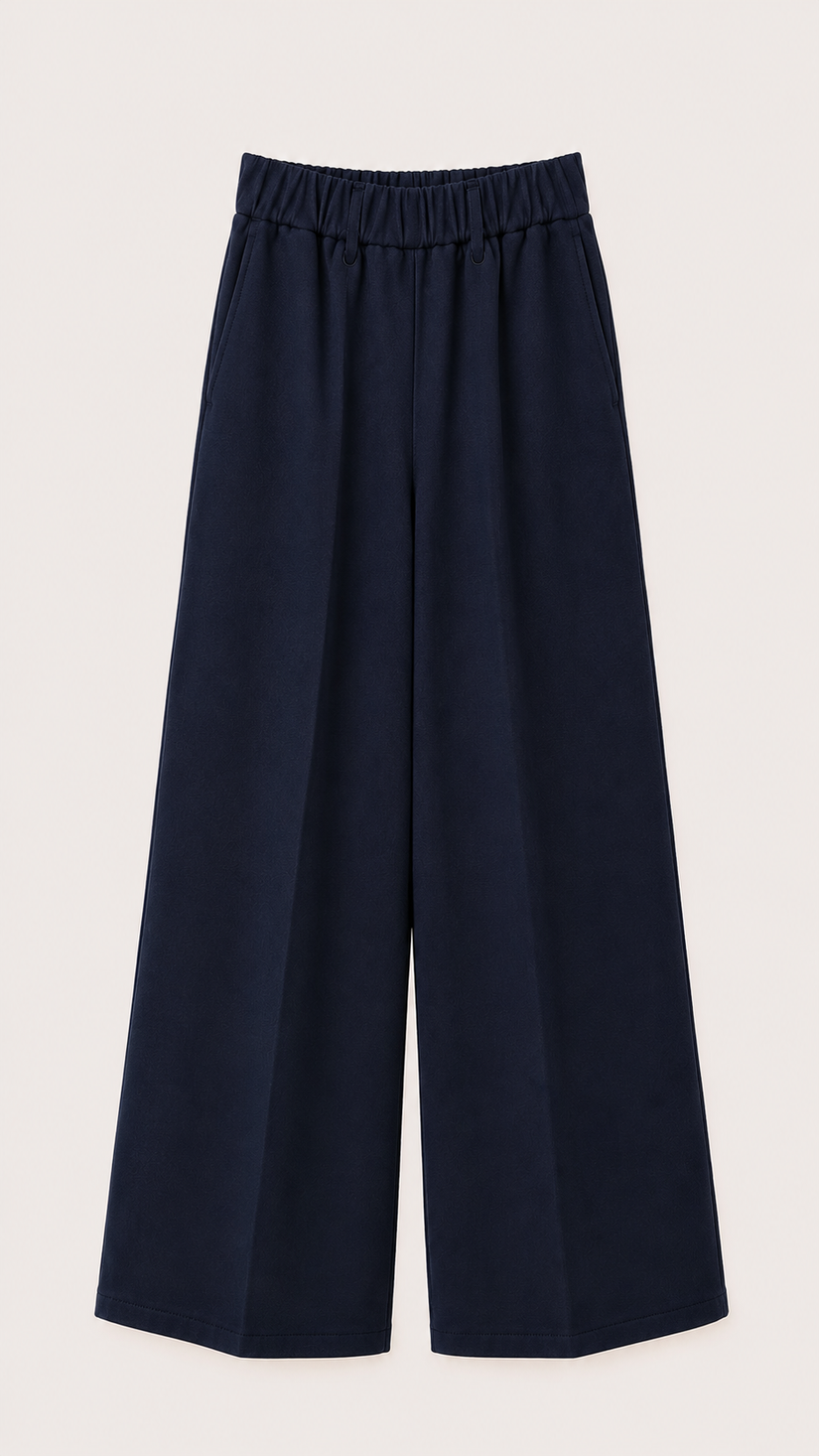 FLOWING TWILL TROUSERS - FORTE FORTE