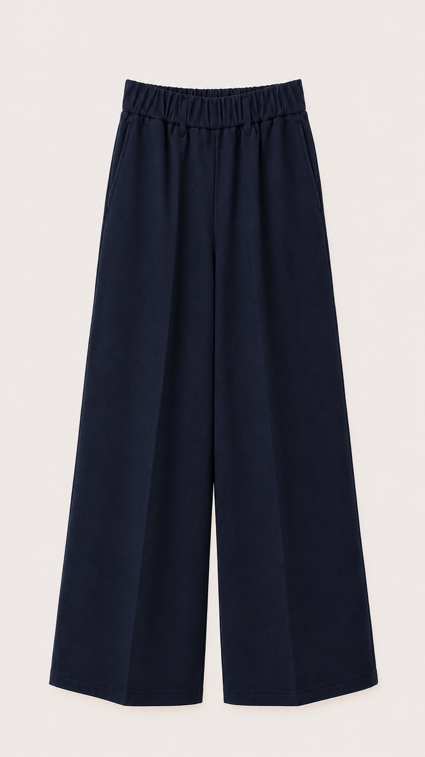 FLOWING TWILL TROUSERS - FORTE FORTE