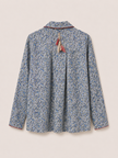 W REVERSIBLE BLAZER - I LOVE PÈRO - Blue/LibertyFlowers