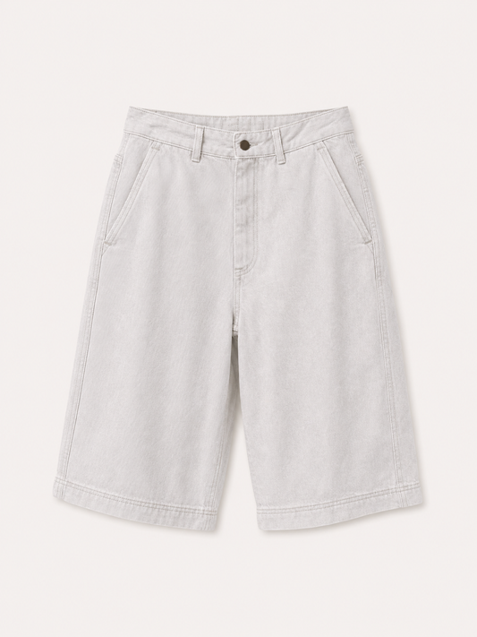 DENIM BERMUDA SHORTS - SOEUR
