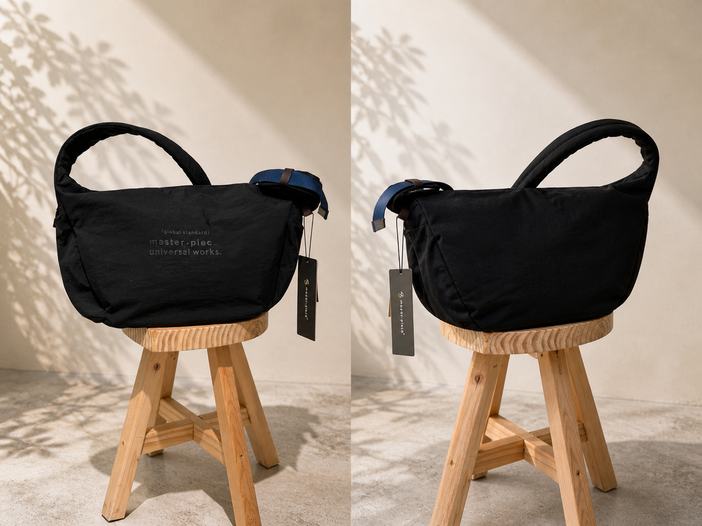 MASTER-PIECE x UNIVERSAL WORKS MEDIUM CANVAS SHOULDER BAG