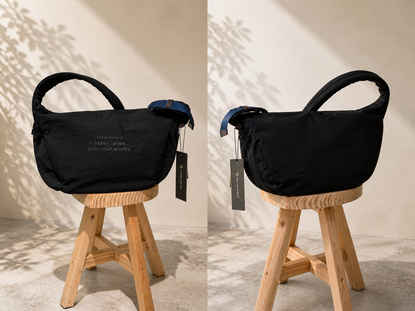 MASTER-PIECE x UNIVERSAL WORKS MEDIUM CANVAS SHOULDER BAG