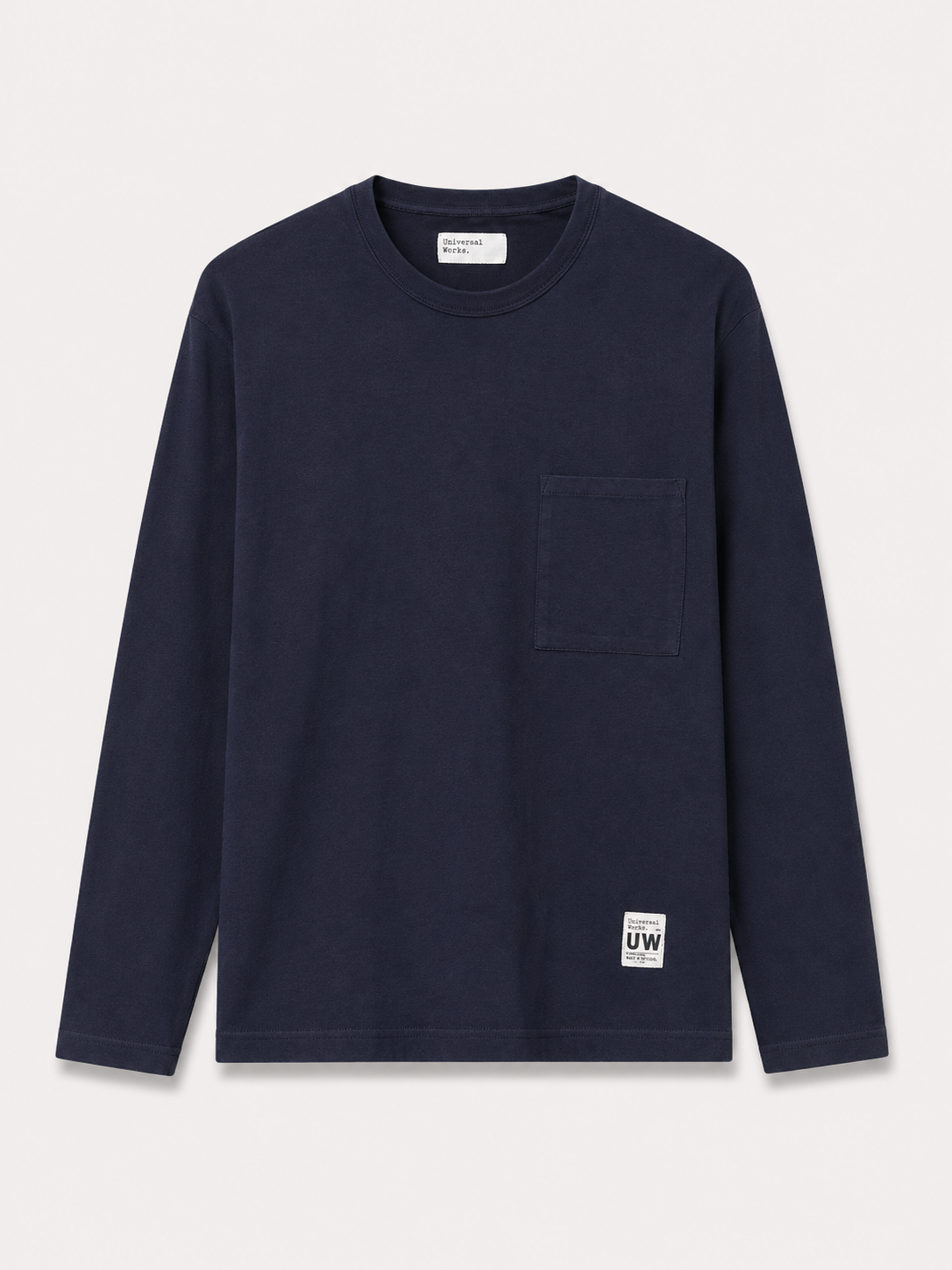 SINLGE LONG SLEEVE T-SHIRT POCKET TEE - UNIVERSAL WORKS