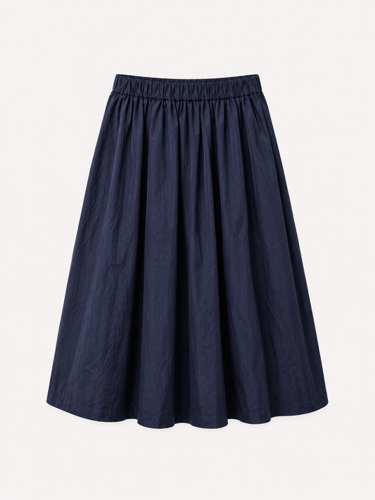 ELASTICATED WAIST LONG SKIRT - APUTNOB