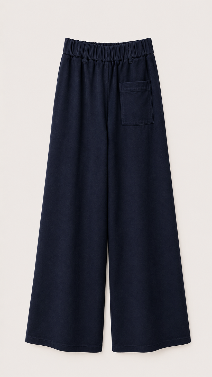 FLOWING TWILL TROUSERS - FORTE FORTE