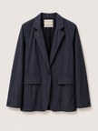 W TAFFETA BLAZER - FORTE FORTE - BLUE