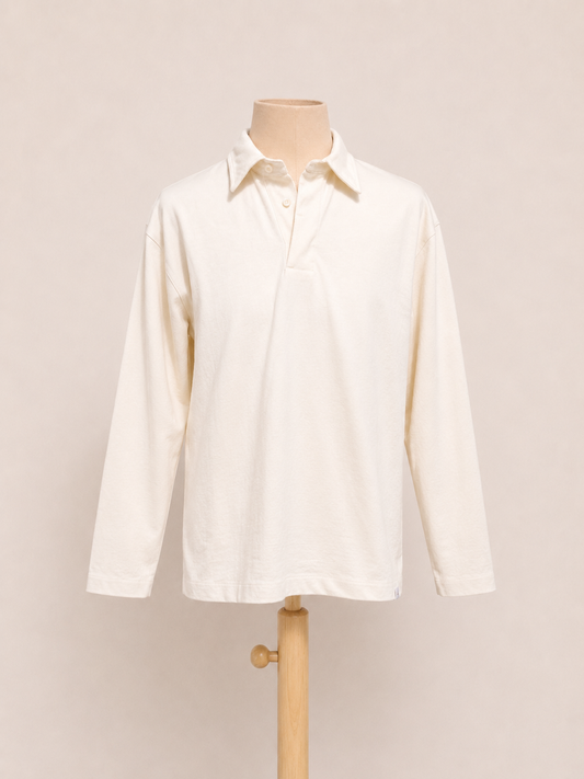 ISEFJORD COMPACT COTTON LS POLO - NORSE PROJECTS