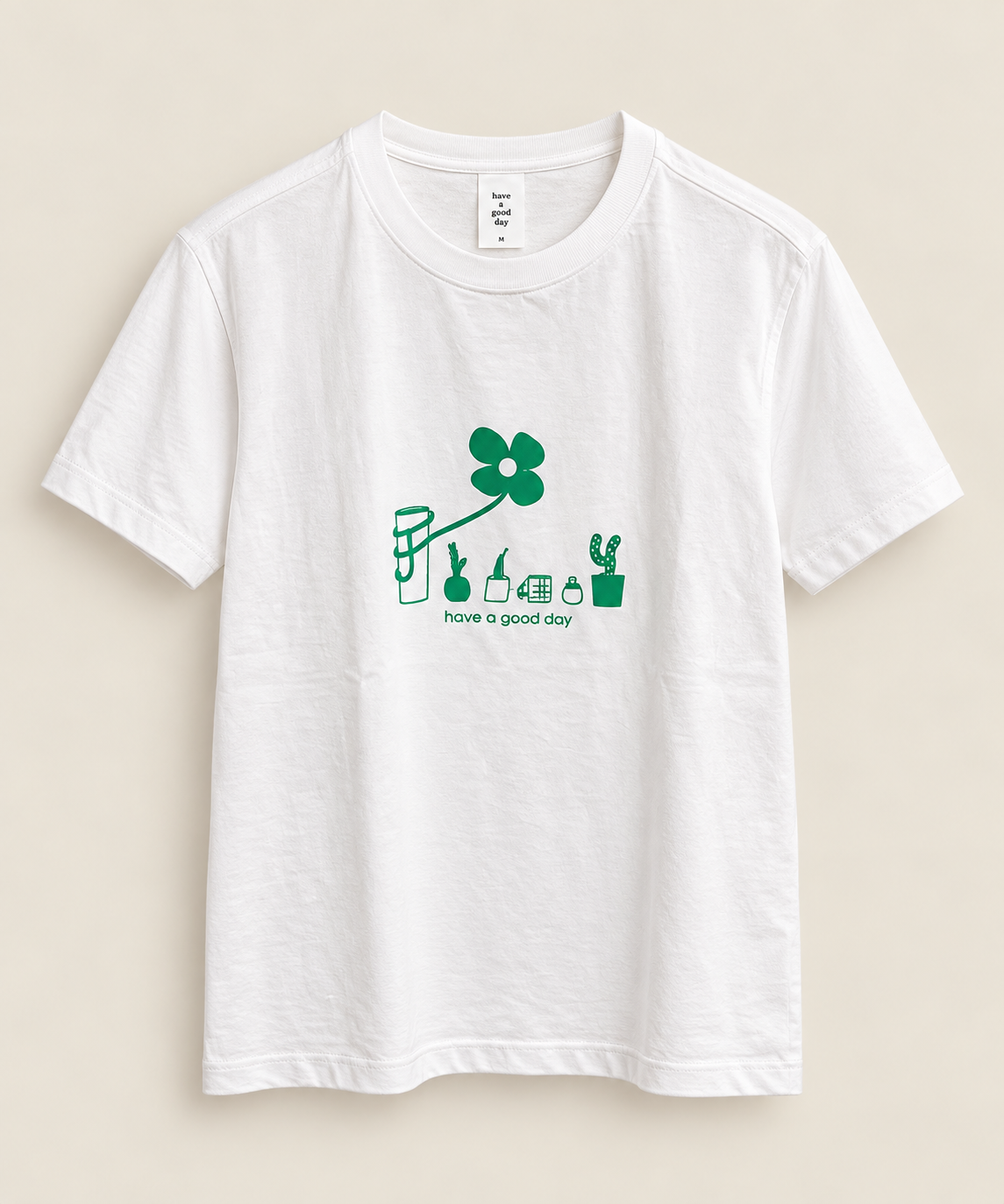 FLOWER PRINT - HAVE A GOOD DAY