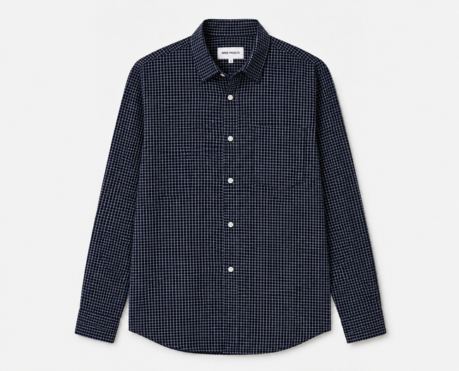 ESPEVIK CHECK OVERSIZED SHIRT - NORSE PROJECTS
