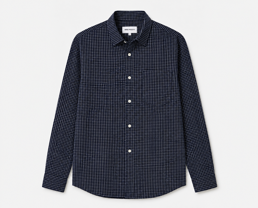 ESPEVIK CHECK OVERSIZED SHIRT - NORSE PROJECTS