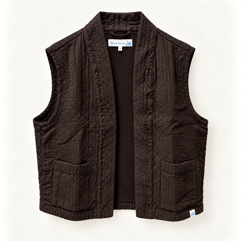 Padded Cotton Women's Vest - MERZ B SCHWANEN