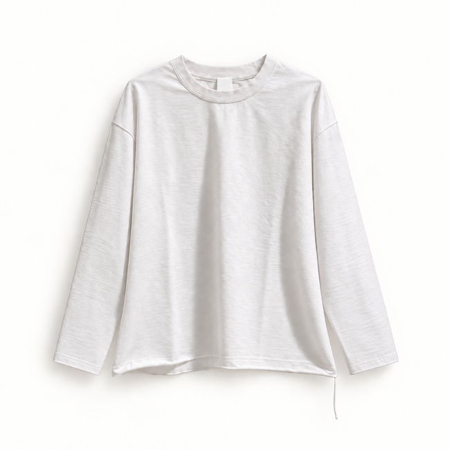 LONG SLEEVES HEAVY T-SHIRT - HAVE A GOOD DAY