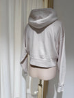 W Organic Crop Zip Hood - COLORFUL STANDARD Heather Grey