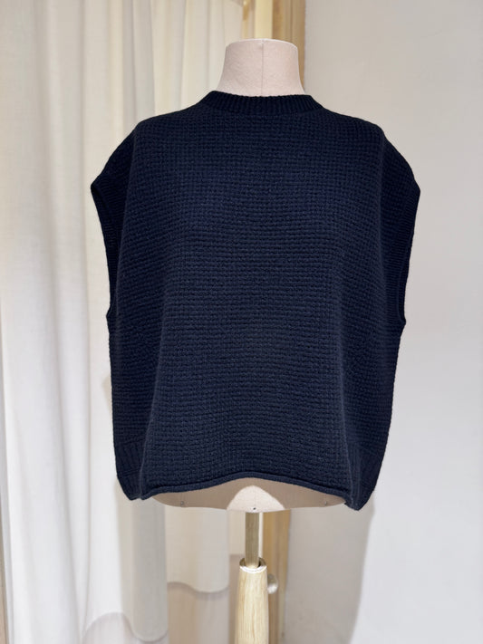 W KnitGilet - PAS DE CALAIS Black