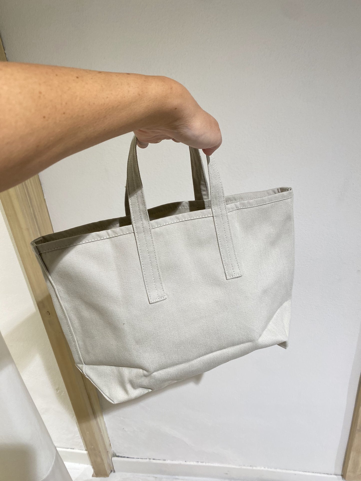 W SMALL TOTE BAG - STUDIO NICHOLSON - DOVE