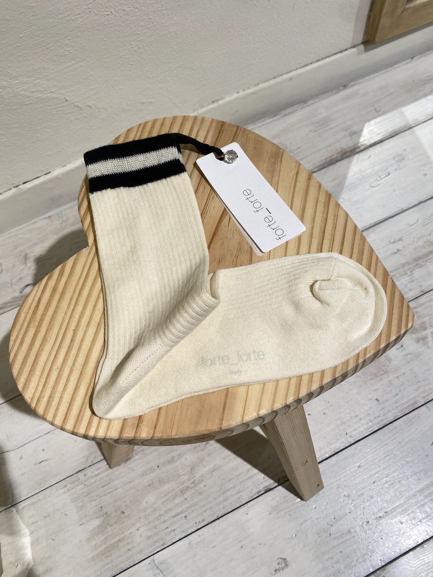 W SOCK - FORTE FORTE - CREAM