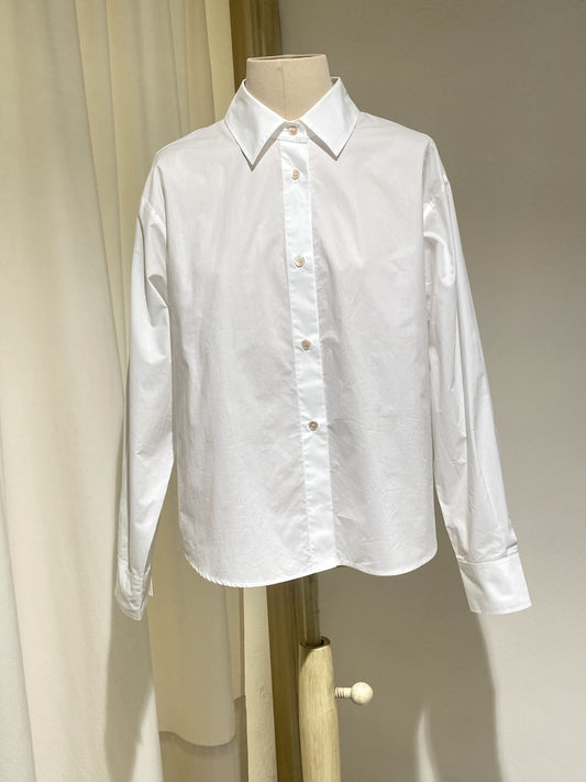 W SHIRT LONG SLEEVE - FORTE FORTE - WHITE