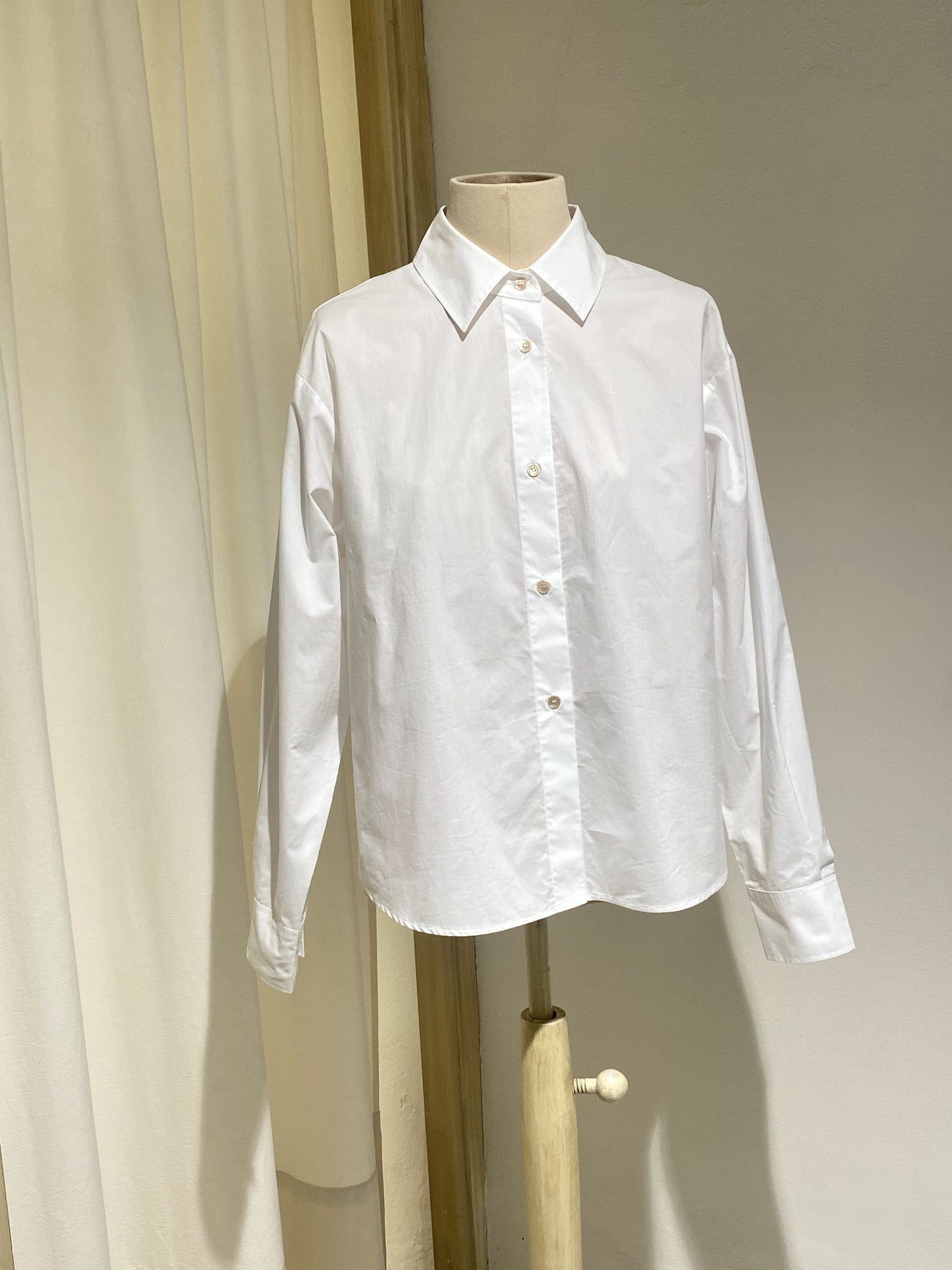 W SHIRT LONG SLEEVE - FORTE FORTE - WHITE