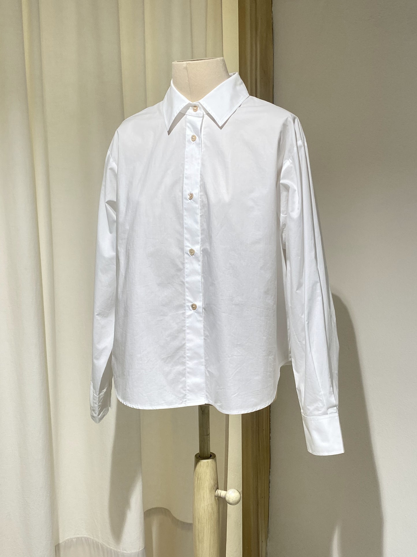 W SHIRT LONG SLEEVE - FORTE FORTE - WHITE