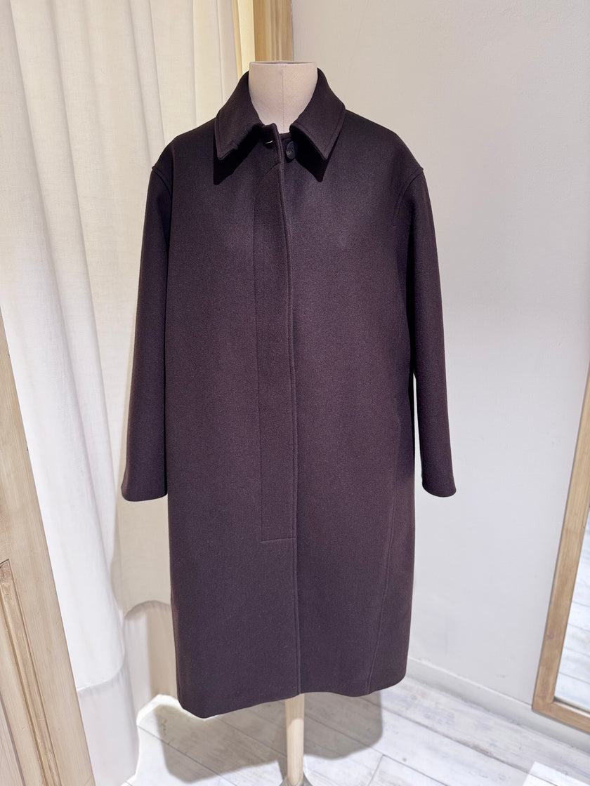W RIA COAT - STUDIO NICHOLSON - DARK BROWN