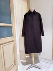 W RIA COAT - STUDIO NICHOLSON - DARK BROWN