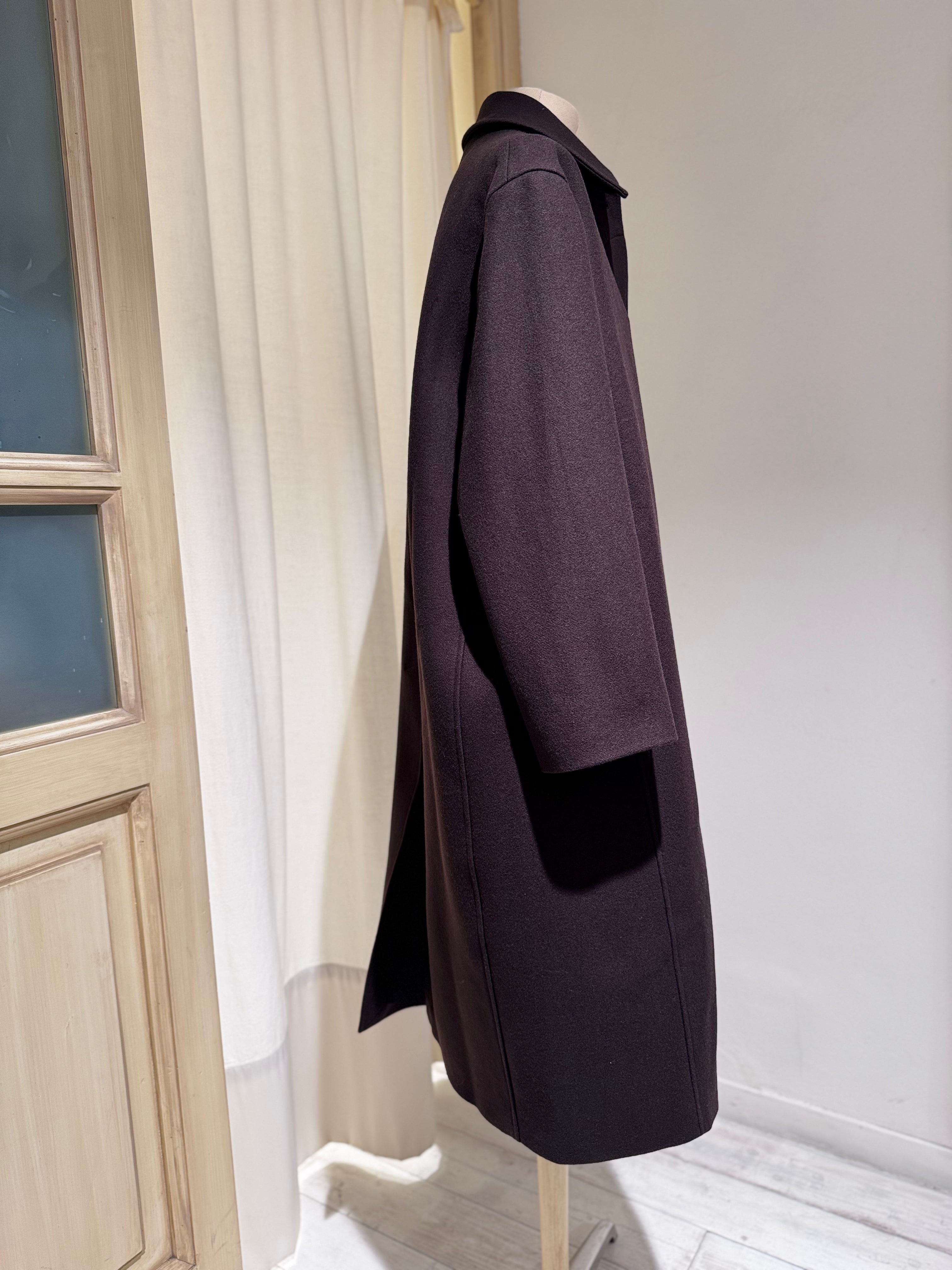 W RIA COAT - STUDIO NICHOLSON - DARK BROWN
