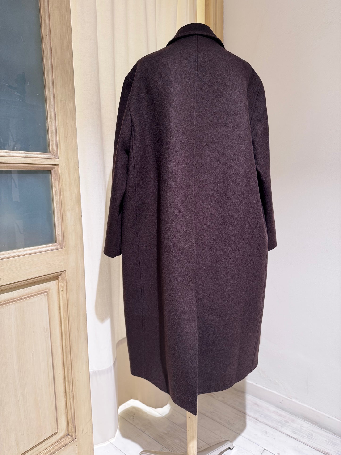 W RIA COAT - STUDIO NICHOLSON - DARK BROWN