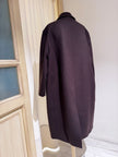 W RIA COAT - STUDIO NICHOLSON - DARK BROWN