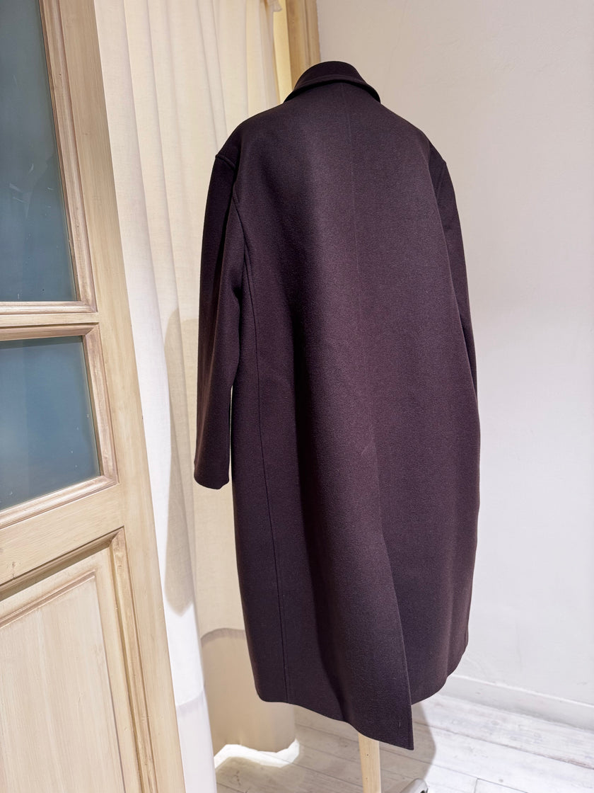 W RIA COAT - STUDIO NICHOLSON - DARK BROWN