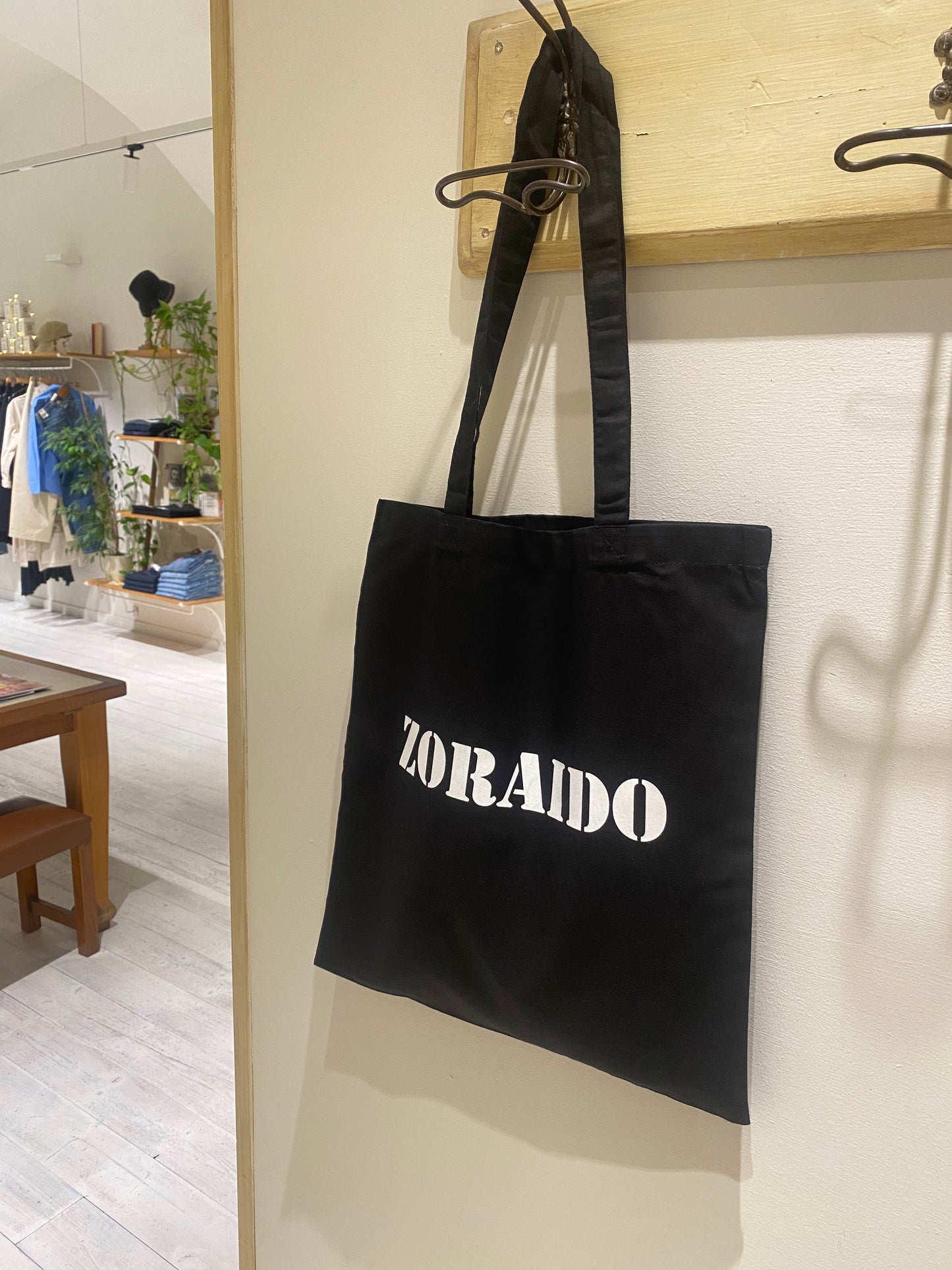 Logo TOTE Bag "ZORAIDO" - BLACK