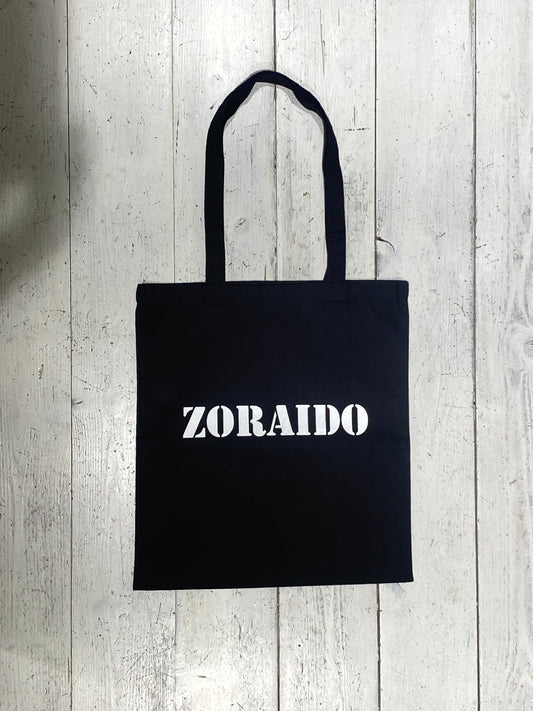 Logo TOTE Bag "ZORAIDO" - BLACK