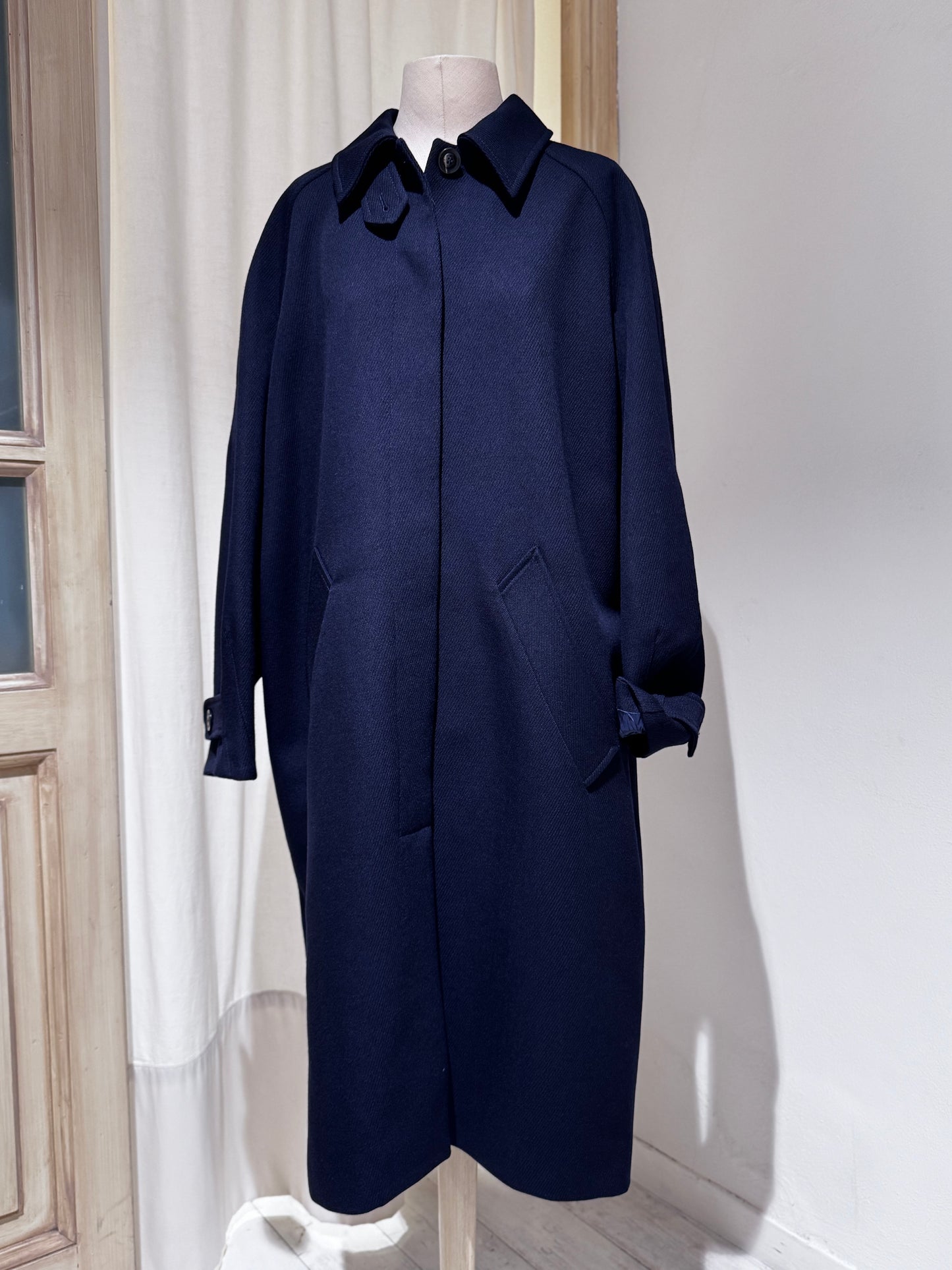 W Franklin coat - SOEUR- Dark Navy
