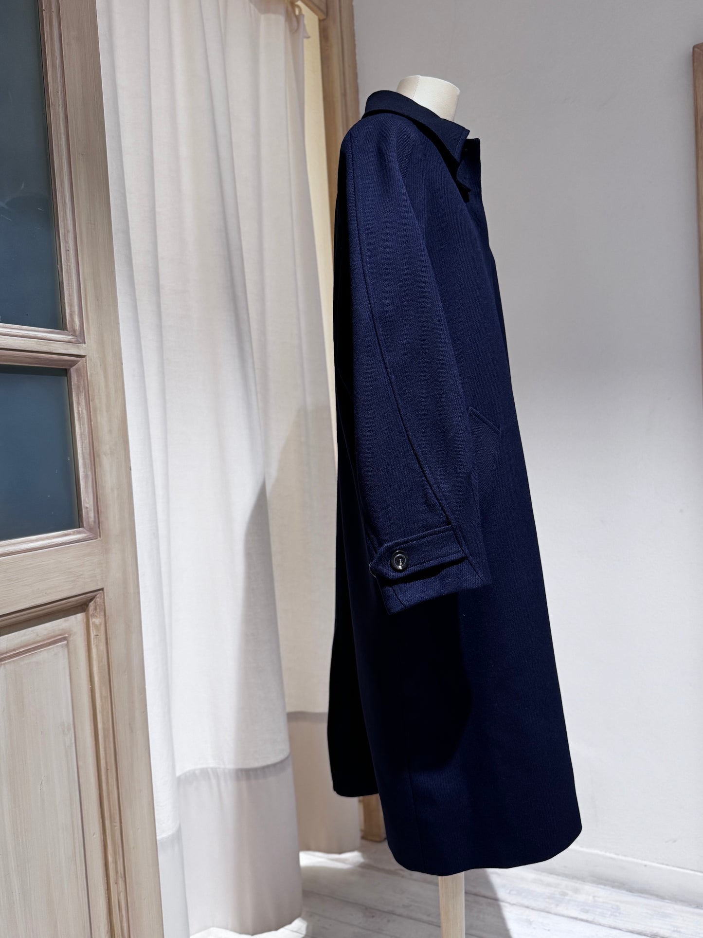 W Franklin coat - SOEUR- Dark Navy