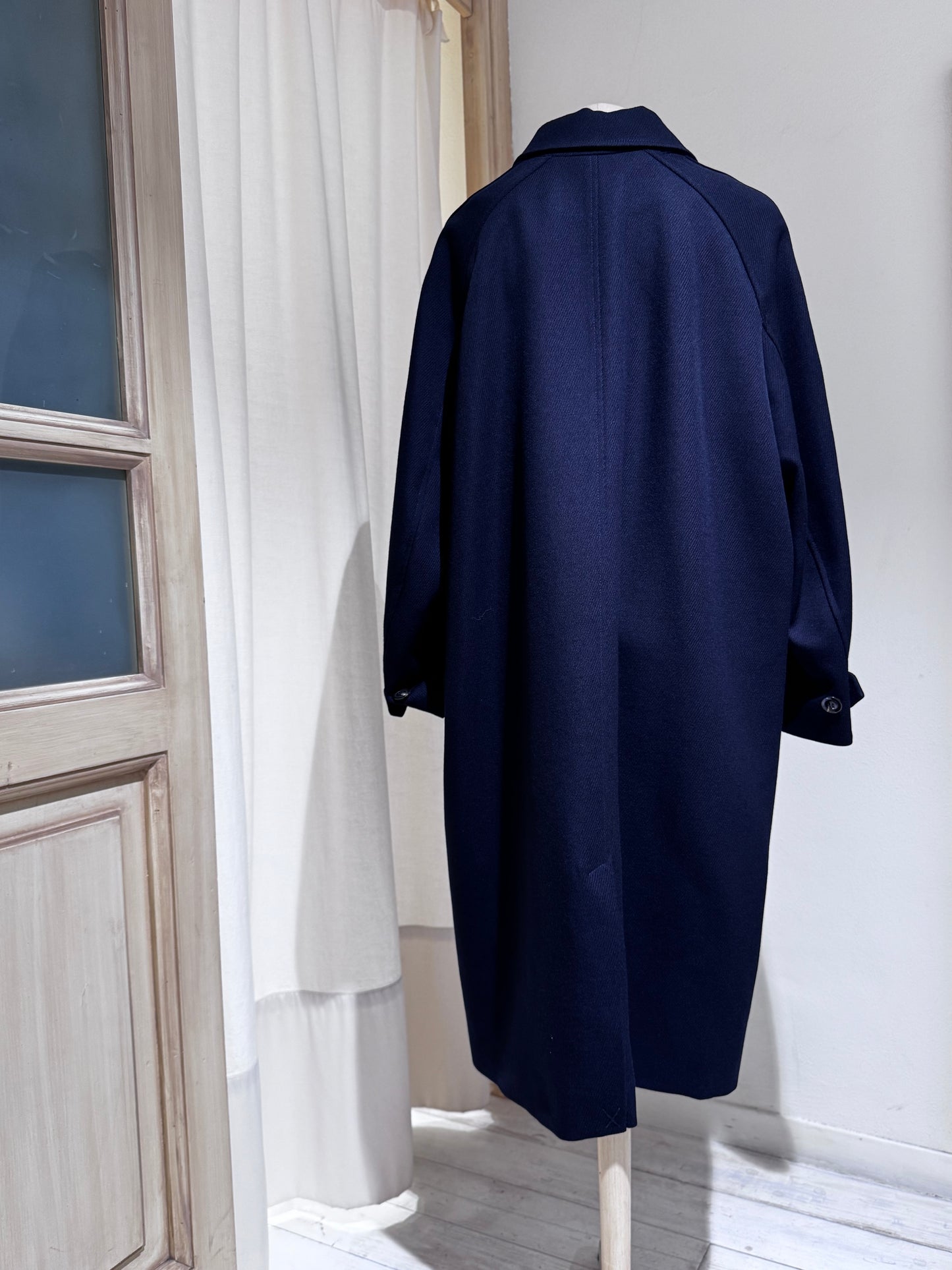 W Franklin coat - SOEUR- Dark Navy